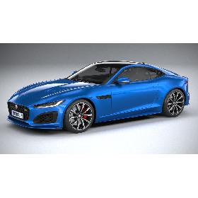 3D model Jaguar F-Type R Coupe 2021
